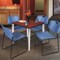 Regency Kahlo Square Table & Chair Sets, 30 W, 30 L, 29 H, Wood, Metal, Polypropylene Top, Cherry TPL3030CHCM44BE - alternate 8